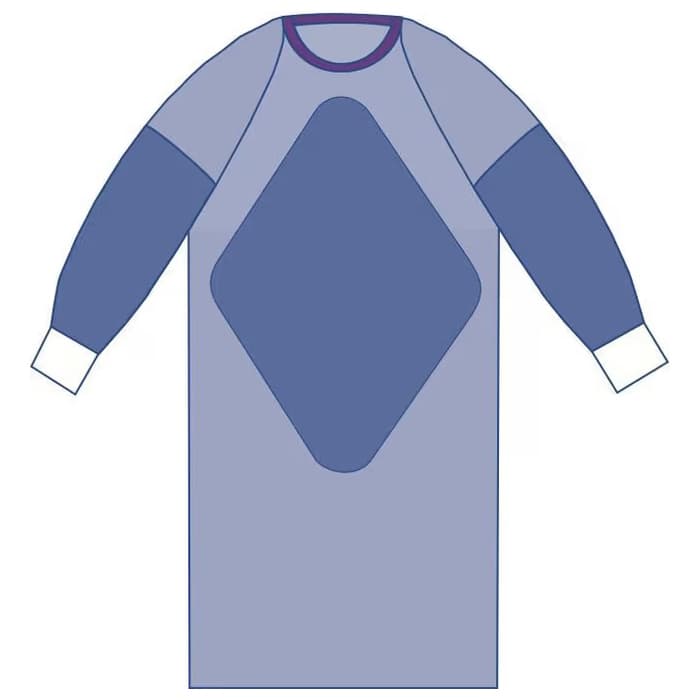Medline Sirus Nonsterile Fabric-Reinforced Gown