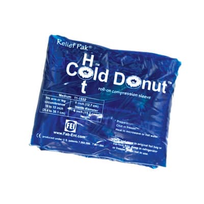 Cold n' Hot Donut Roll on Compression Sleeve, Medium, 10 to 15 Inch - Image 1