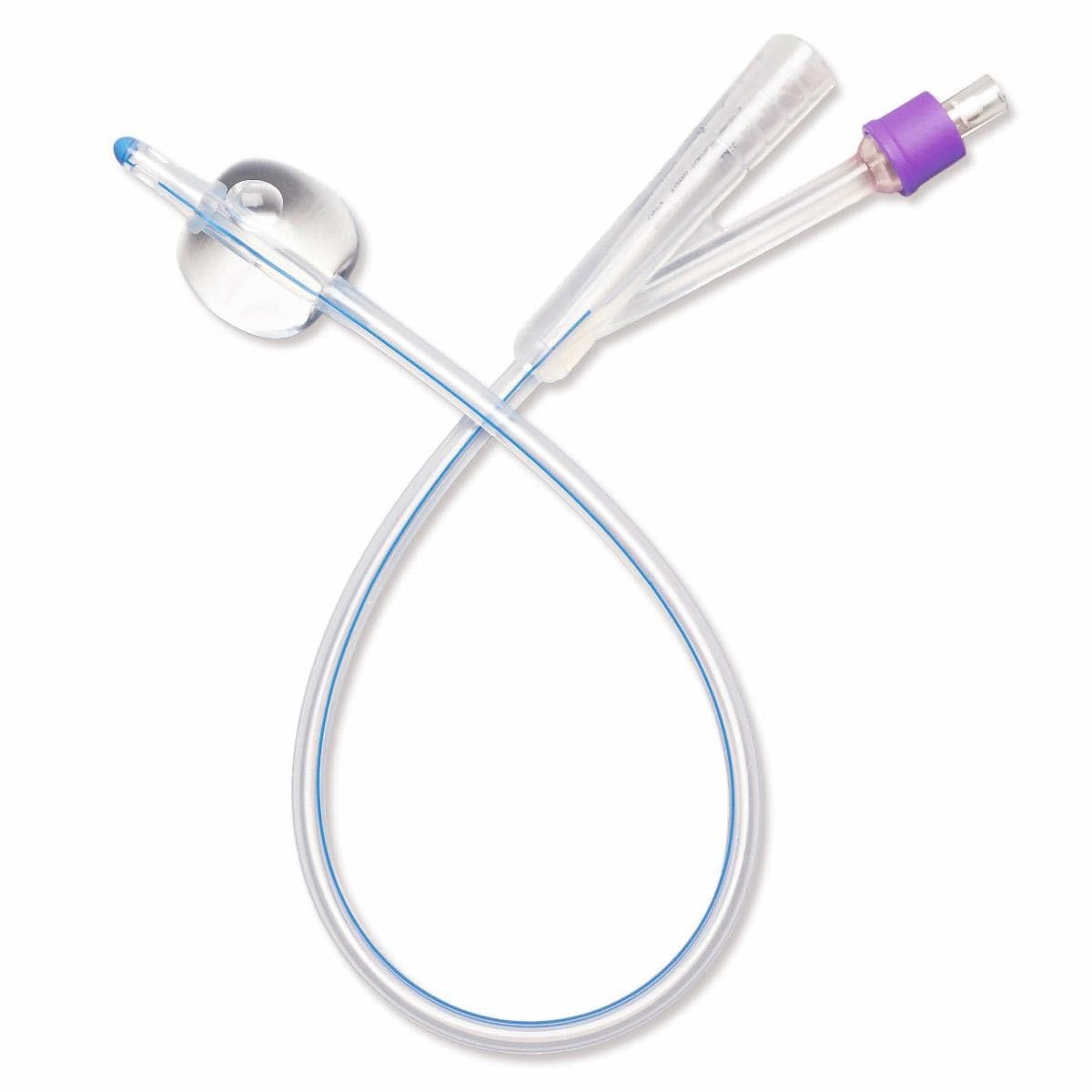 Medline 2-Way Select Silicone Foley Catheter, 10mL, 22 Fr - Each - Image 1