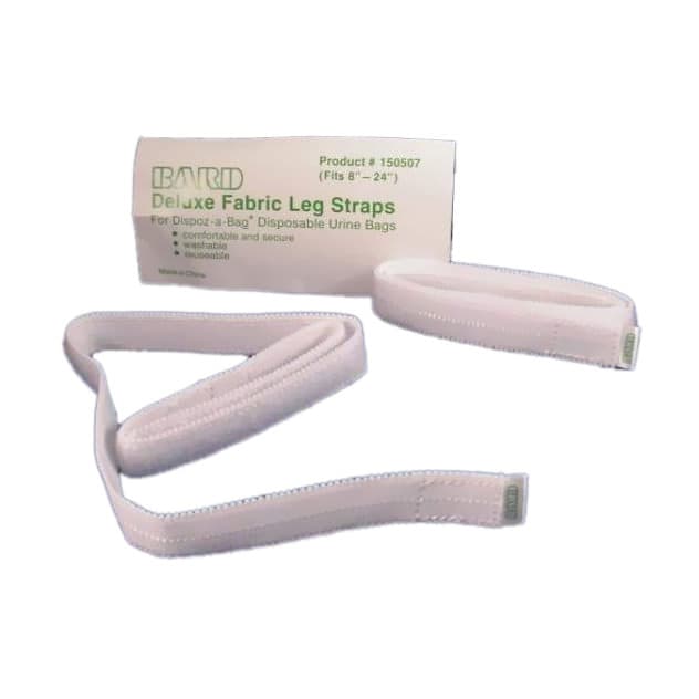 Bard Deluxe Reusable Fabric Leg Bag Straps - Case of 24 - Image 1