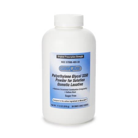 Geri-Care Polyethylene Glycol 3350 Laxative, 17.9 oz. - Case of 12 - Image 1