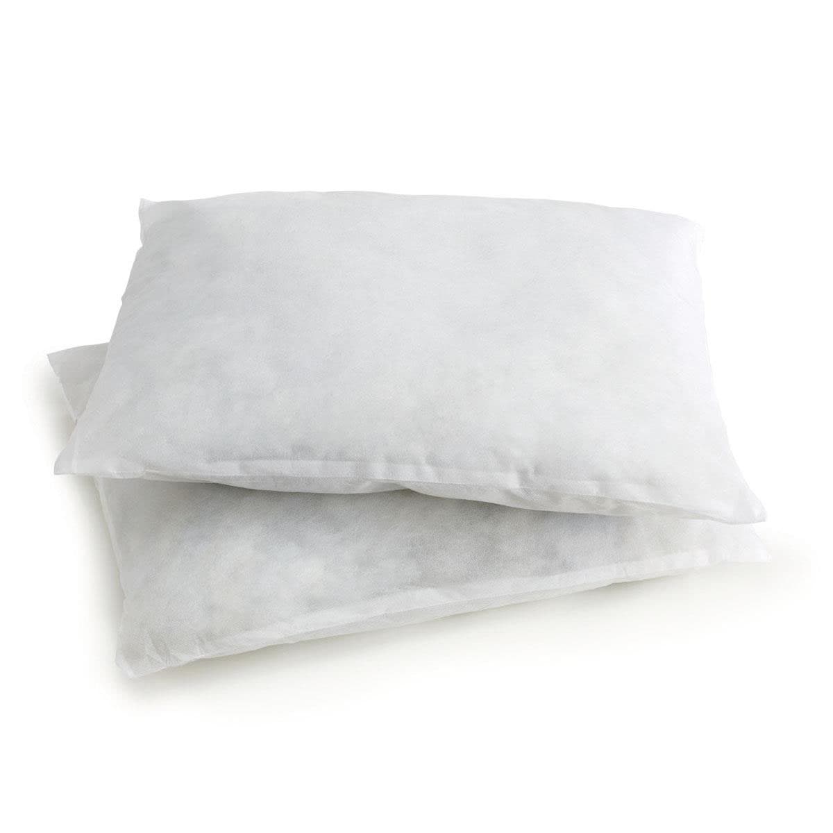 Medline ComfortMed Disposable Pillow, MediumWeight, 19" x 24" - Case of 12 - Image 1