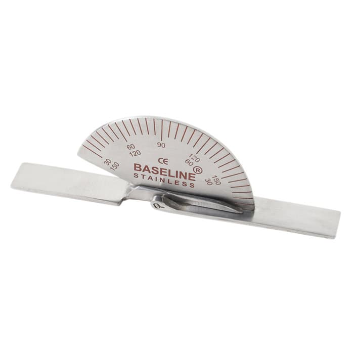 Baseline Stainless Steel Finger Goniometer, Small Finger, 3.5 Inch - Package of 25 - Image 1