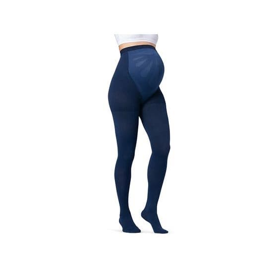 Jobst Maternity Opaque Waist High CT Compression Stockings, 20-30mmHg, Large, Navy - Pair - Image 1