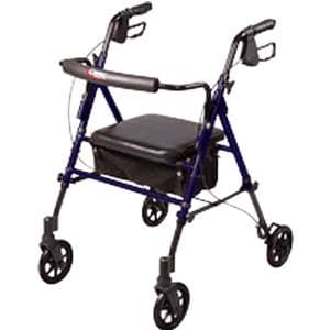 Carex Step N' Rest Roller Walker with Adjustable Seat - Each - Image 1