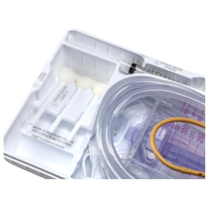 SureStep Lubri-Sil Urine Meter Foley Catheter Tray - Each - Image 1