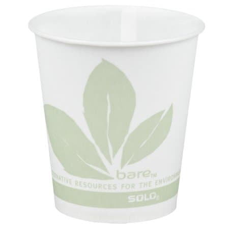 Bare Eco-Forward Drinking Cup Leaf Print, 5 oz. - Package of 100 - Image 1