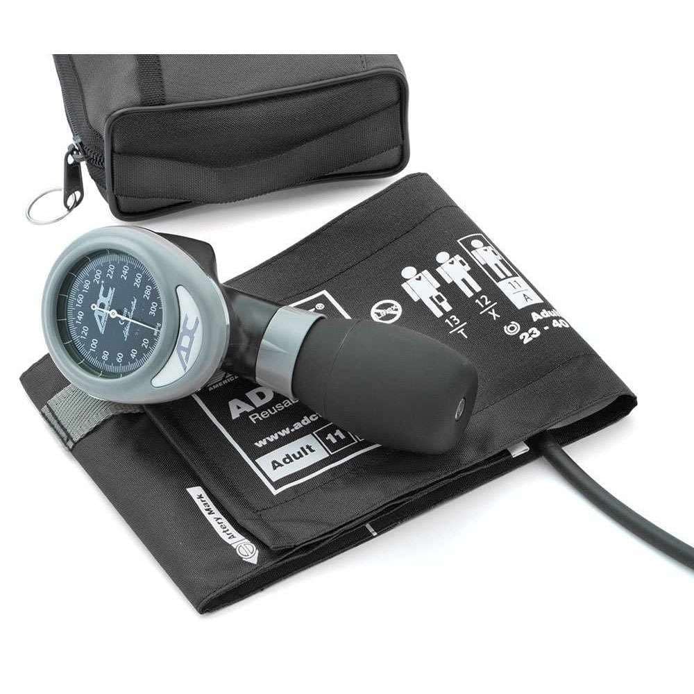 ADC Diagnostix 788 Palm Aneroid Sphyg, Adult Only, Black - Image 1