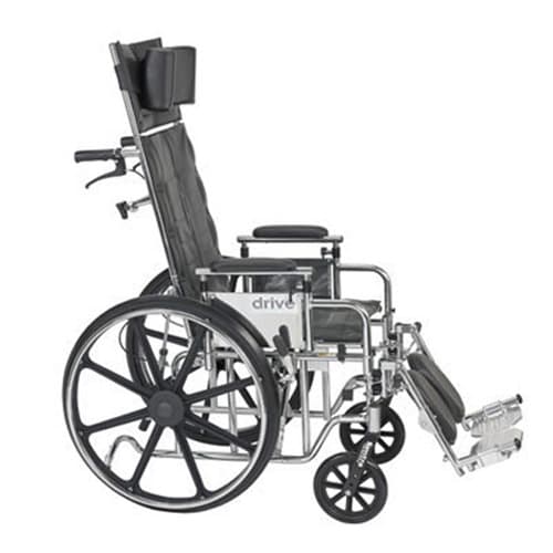 Drive Medical deluxe sentra full reclining wheelchair - Image 2
