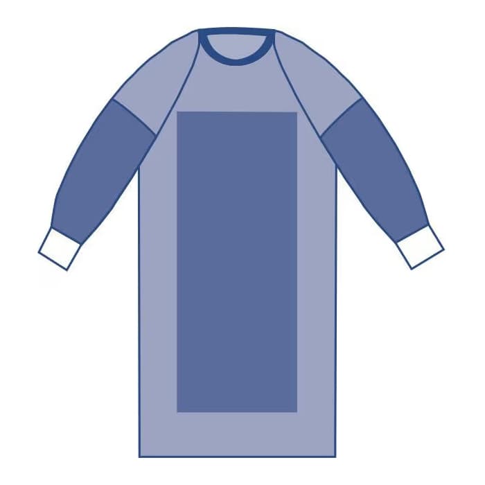 Medline Sirus Nonsterile Poly-Reinforced Extra-Long Surgical Gowns