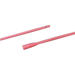 Davol Robinson Tip Red Rubber Intermittent Catheter, 16", 16 Fr - Case of 12 - Image 1