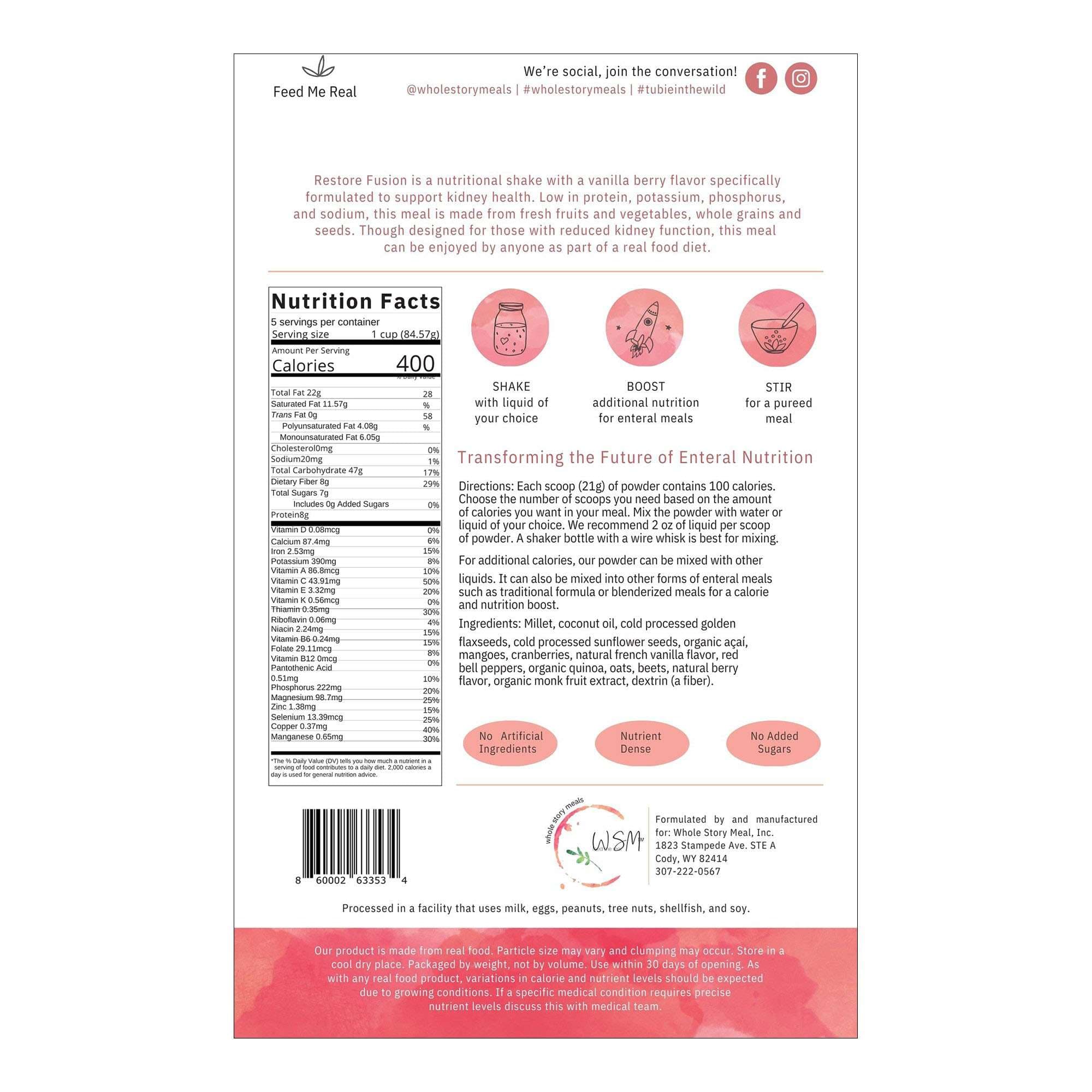 Restore Renal Support Oral Supplement - Image 4