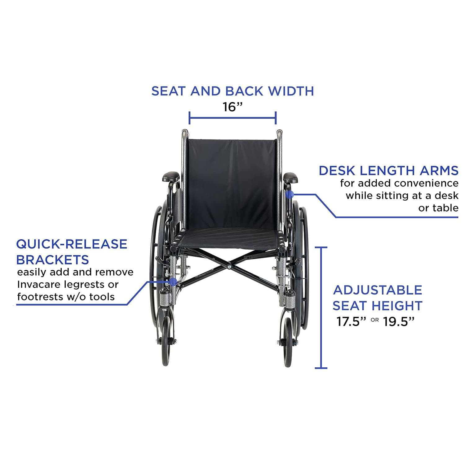 Invacare Tracer SX5 Lightweight Wheelchair - Quick Ship - Image 5