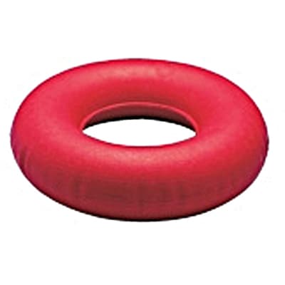 Carex Inflatable Rubber Ring Cushion, Red - Image 1