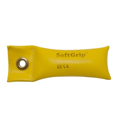 CanDo SoftGrip Hand Weights, 1 lbs Yellow - Pair - Image 1