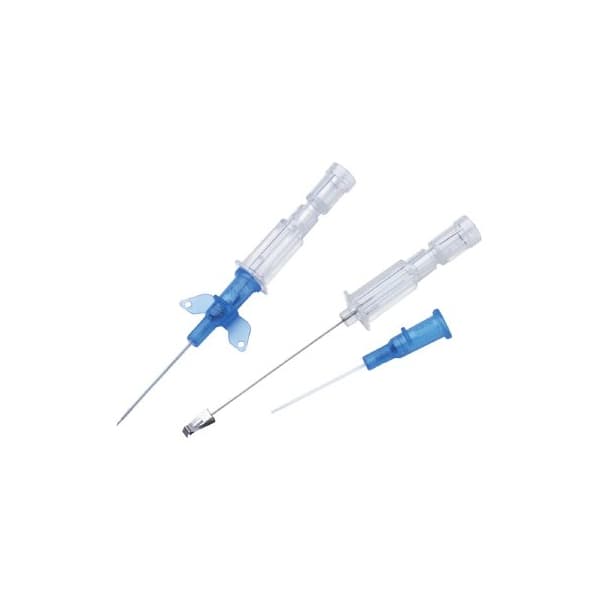 Introcan Safety Peripheral IV Catheter, 1.25 Inch, Straight Hub - Each - Image 1