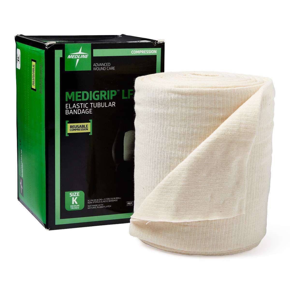 Medigrip LF Elastic Tubular Support Bandage, Size K, 8-1/4 Inch x 11 Yard - Each - Image 1
