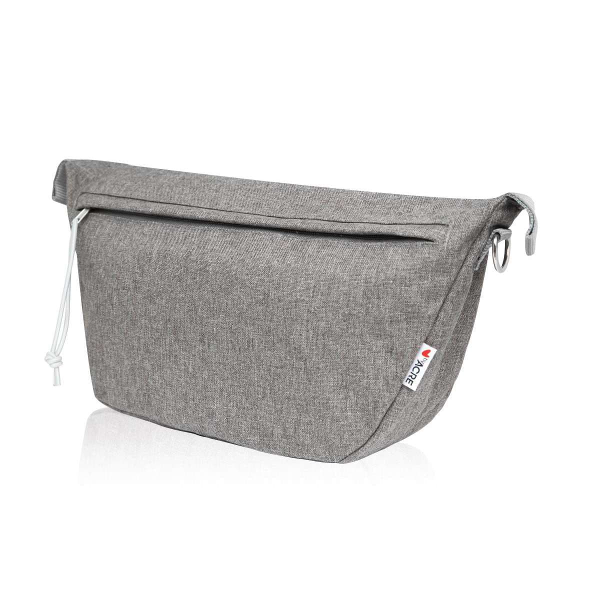 Accessory Bags for Carbon Fiber Rollator, Gray, Large - Image 1