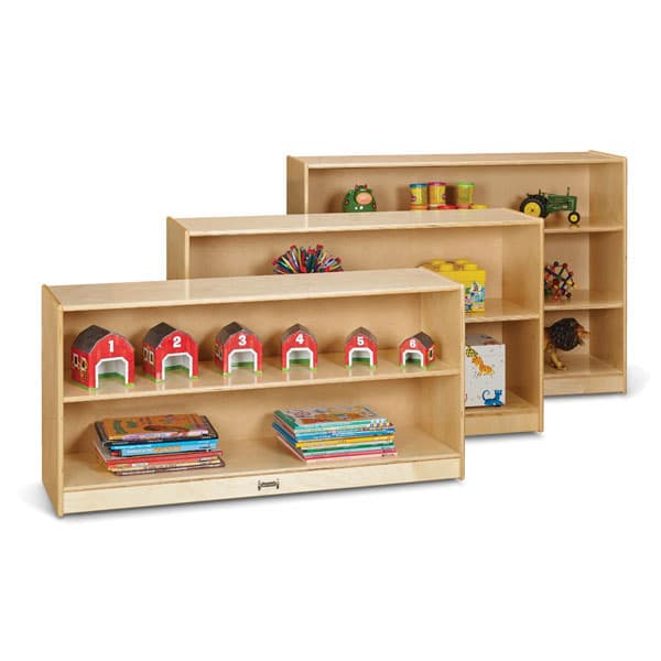 Jonti-Craft super-sized adjustable mobile straight-shelf - Image 3