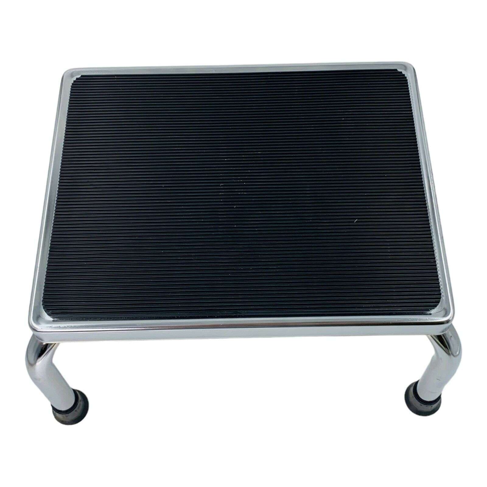 Medline Chrome Footstools with Rubber Mat - Image 2