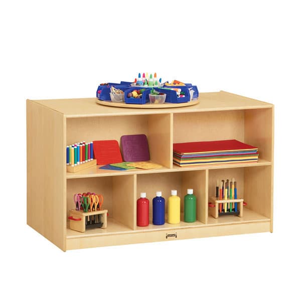 Jonti-Craft double-sided island shelf storage - Image 2