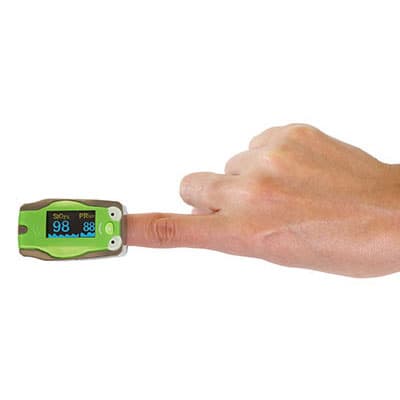 Baseline Pediatric Fingertip Pulse Oximeter, Batteries Included - Image 3