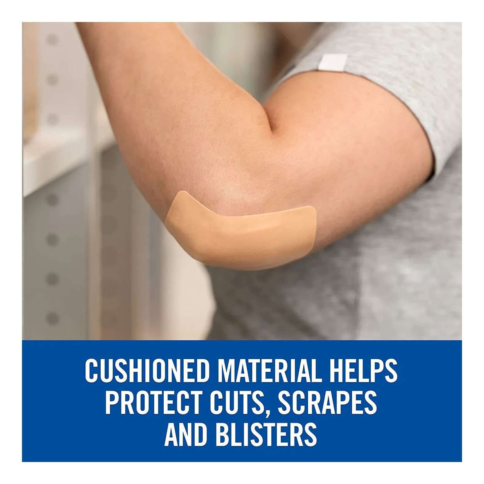 3M Nexcare Waterproof Cushioned Foam Bandage, Assorted, Tan - Box of 20 - Image 3