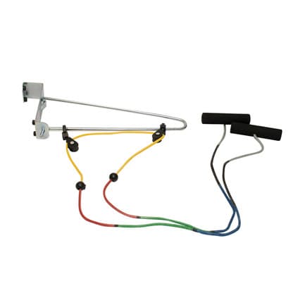 CanDo Visualizer Overdoor Shoulder Pulley Exerciser, Double Pulley, with Door Bracket - Image 1