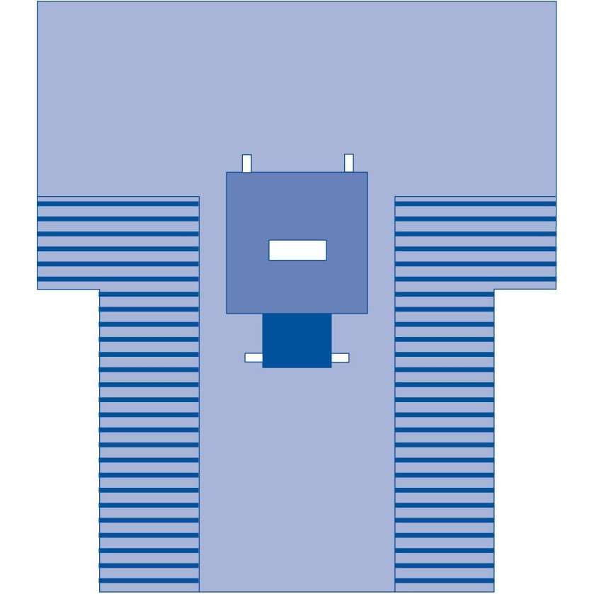 Medline Sterile Transverse Surgical Laparotomy T-drape - Image 2