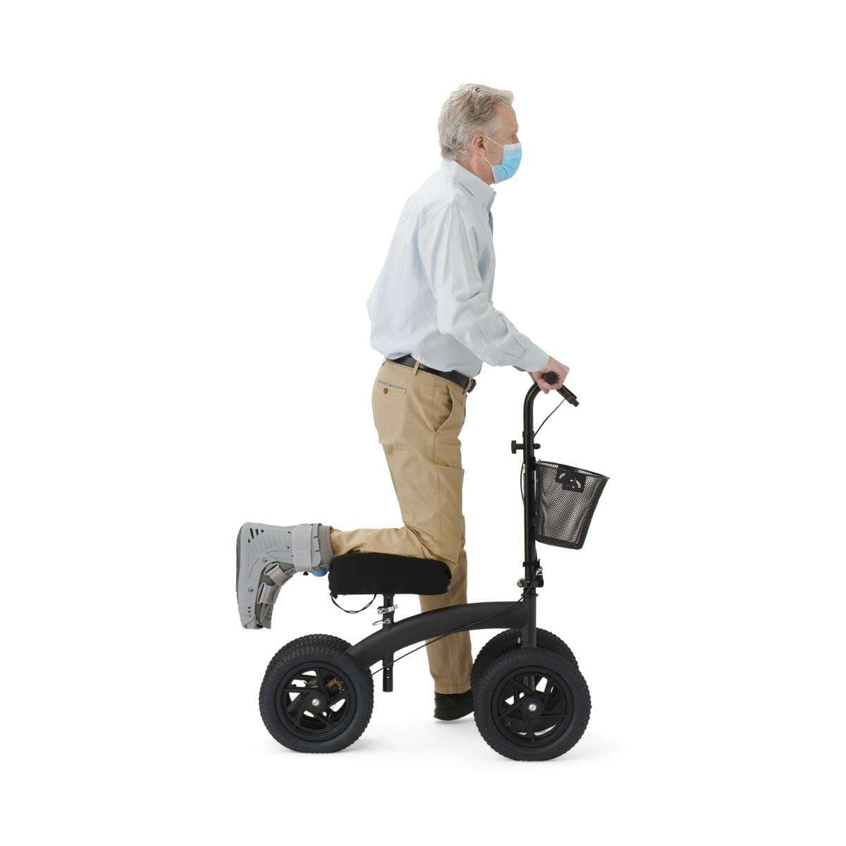 Medline All Terrain Knee Walker, All Terrain, 12 inch Wheel, 350 Lbs. - Each - Image 1