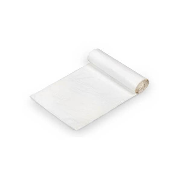 Colonial Bag Tuf Trash Bag White X-Seal Bottom 15 Gal 0.50 mil, 24 x 32 Inch - Box of 25 - Image 1