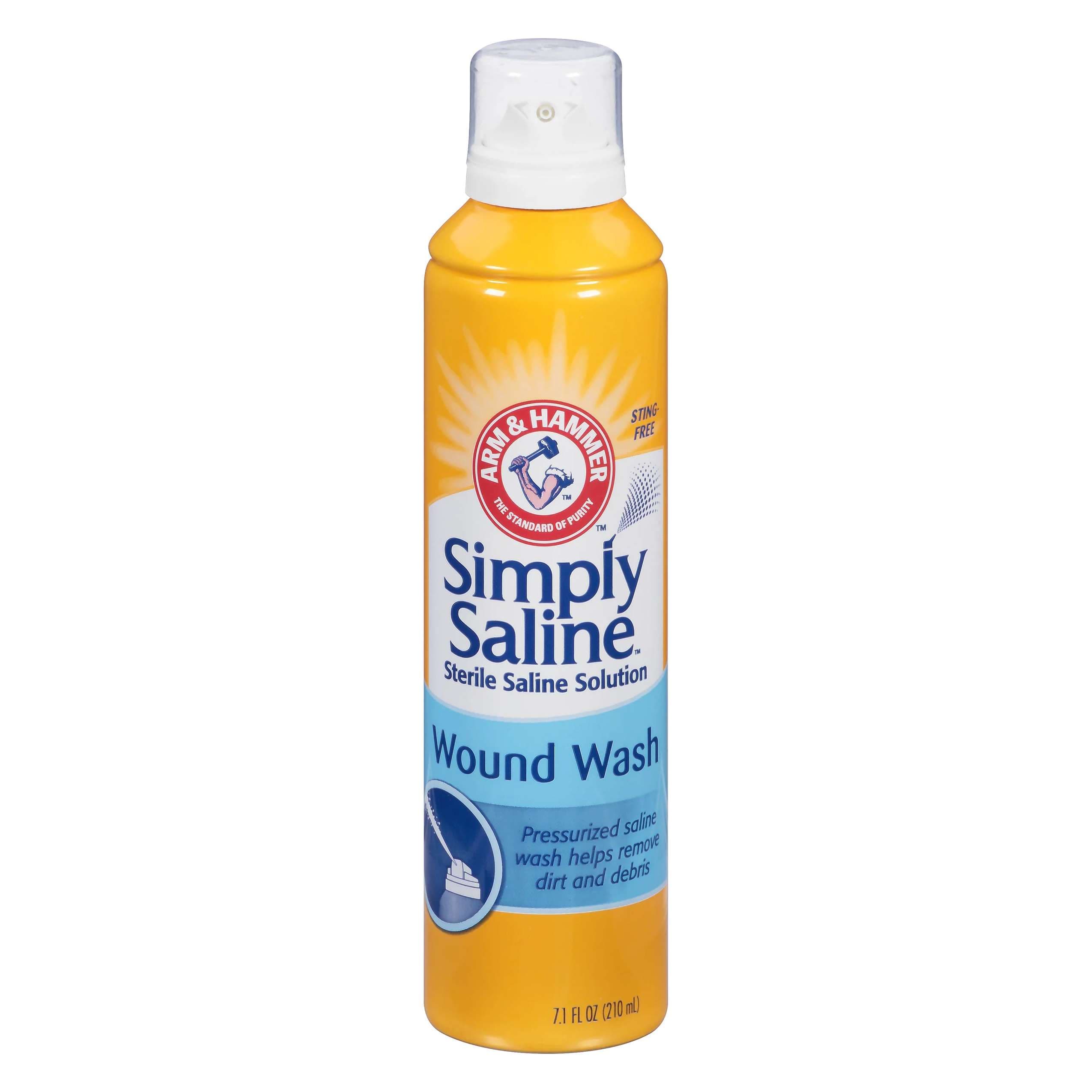 Church and Dwight Simply Saline Wound Wash, 7.1 Oz - Image 1