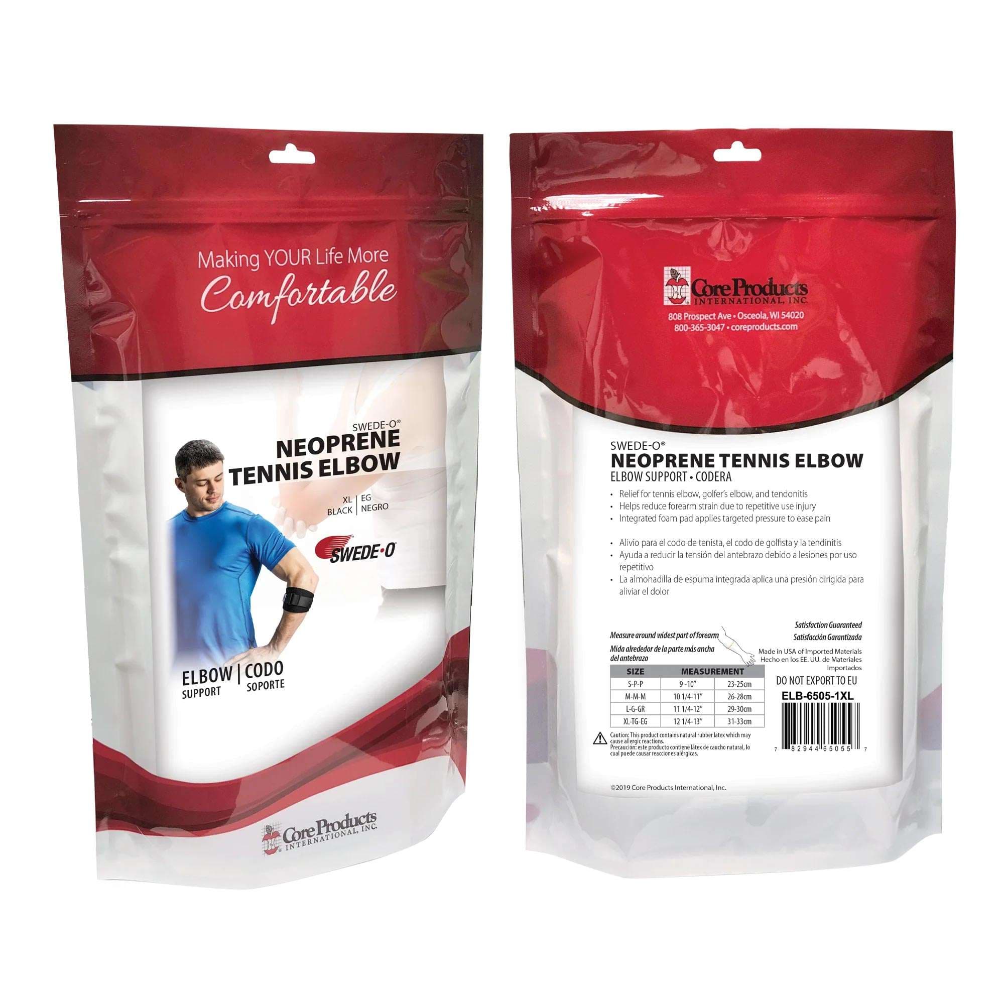 Swede-O Neoprene Tennis Elbow Support Brace - Image 9