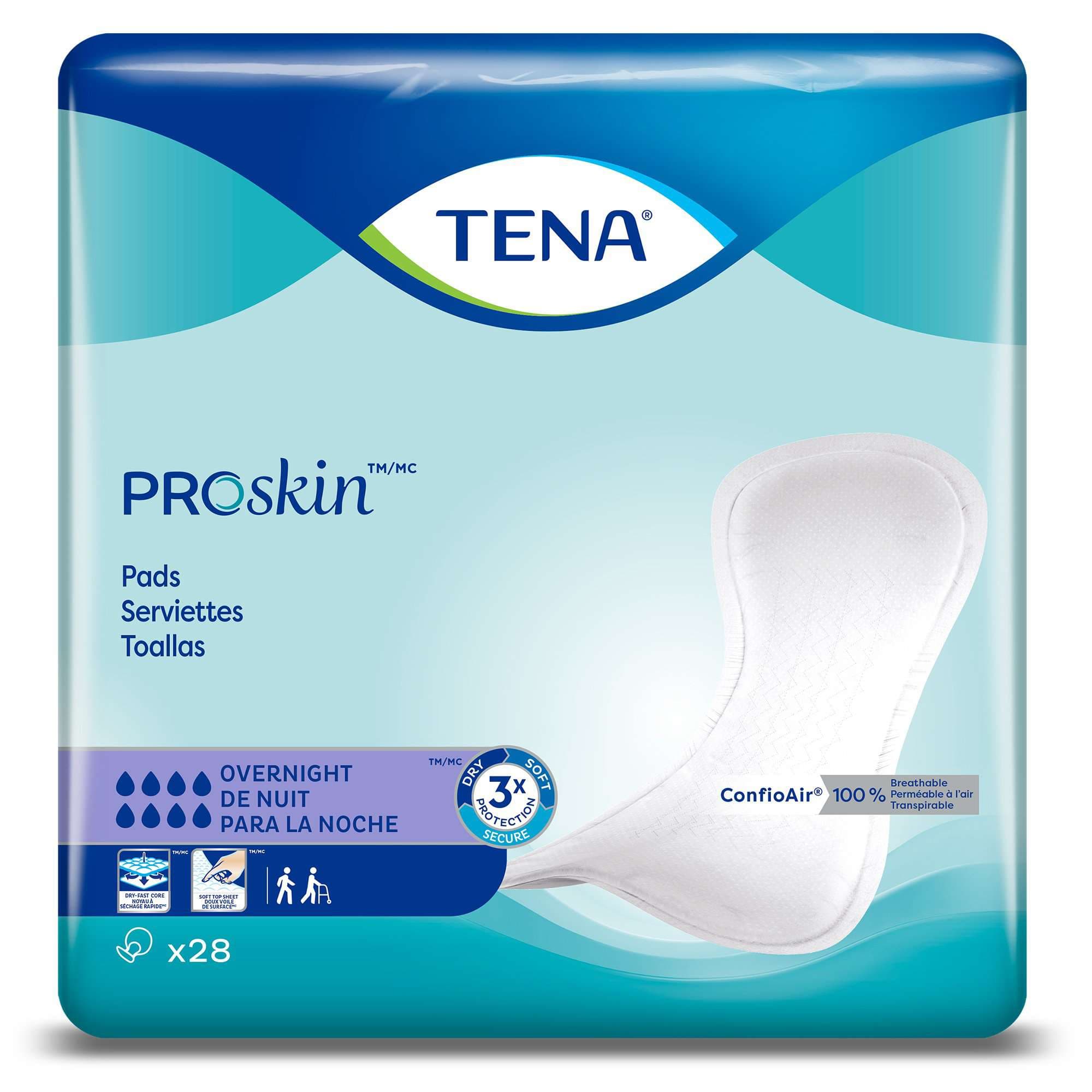 TENA ProSkin Overnight Incontinence pads - Package of 28 - Image 1