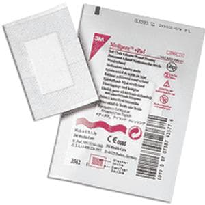 3M Medipore Plus Pad Soft Cloth Adhesive Wound Dressing, 3-1/2 x 4 Inch - Box of 25 - Image 1