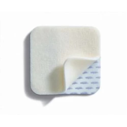 Mepilex Soft Silicone Absorbent Foam Dressing, 6 x 6 Inch - Box of 5 - Image 1