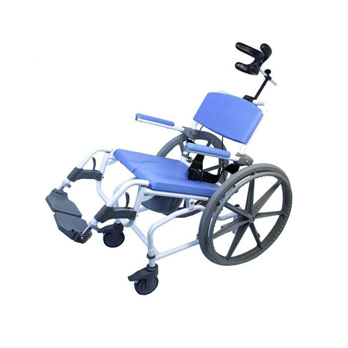 EZee Life Aluminum Tilt Shower Commode Chair - 190, 155, 195 - Image 2