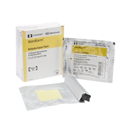 Xeroform Occlusive Dressing, 2 x 2 Inch - Case of 150 - Image 1