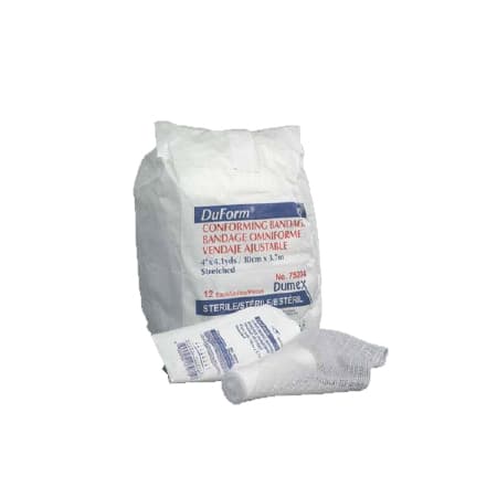 Duform Knitted Synthetic Conforming Bandage, 3" x 4-1/10 yards - Box of 12 - Image 1