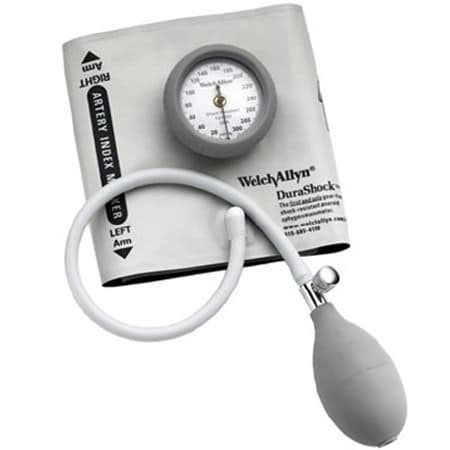 DuraShock Aneroid Sphygmomanometer with Cuff 2-Tube, Adult