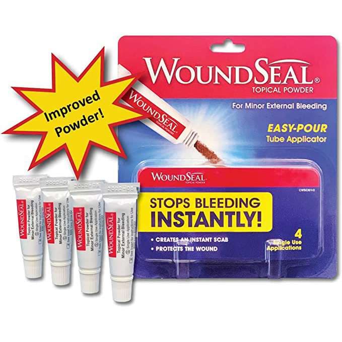 WoundSeal Topical Powder for Minor External Bleeding Hemostatic Agent - Package of 4 - Image 6