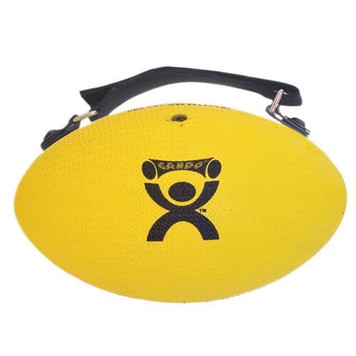 CanDo Handy Grip weight ball, Yellow, 2 lbs - Image 1