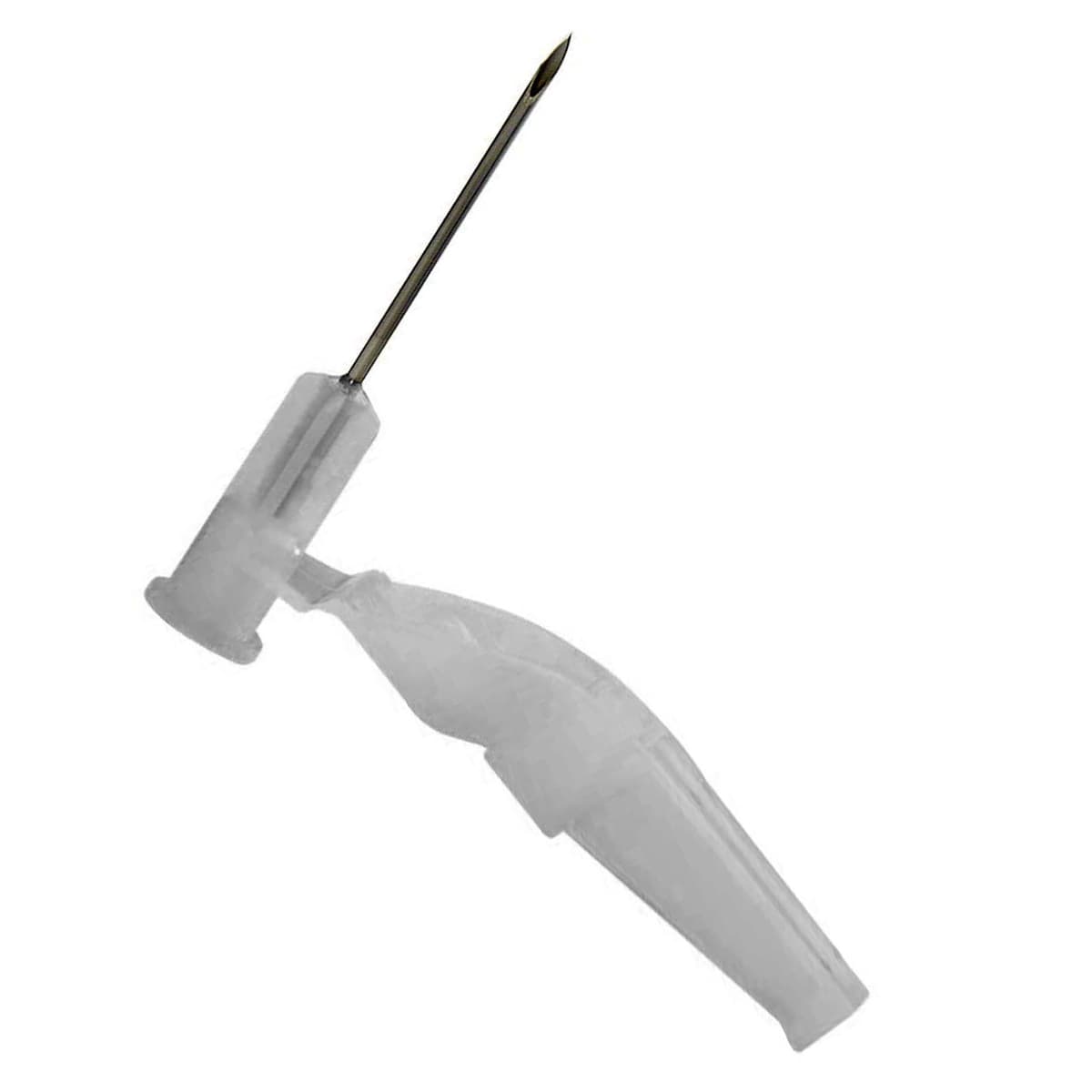 Needle-Pro EDGE Safety Hypodermic Needle, Gray, 27 Gauge, 1/2 Inch Length - Case of 1000 - Image 1