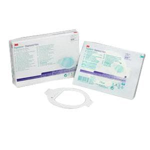 3M Tegaderm Diamond Pattern Transparent Dressing, 4" x 4-1/2" - Box of 50 - Image 1