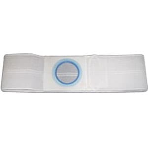 Nu-Hope 4" Flat Panel Ostomy Support Belt, 3-1/4", White, Prolapse Flap - Each - Image 1