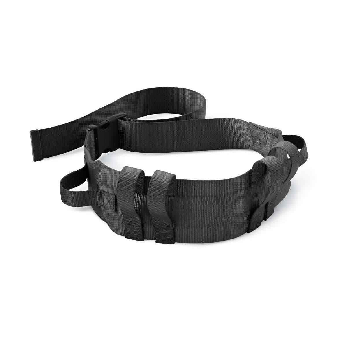 Medline Wide Transfer Belt With Handle, Black - Image 1