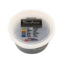 CanDo Antimicrobial Theraputty Exercise Material, 50 Lbs, Black, Extra firm - Image 1