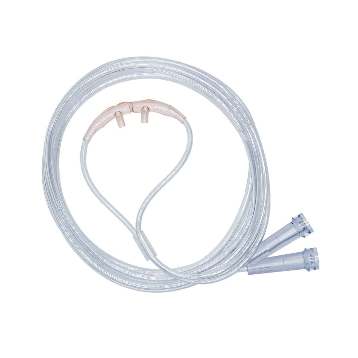 Salter Labs Adult Oxygen Demand Nasal Cannulas with 7 Foot Tubing - Case of 25 - Image 1