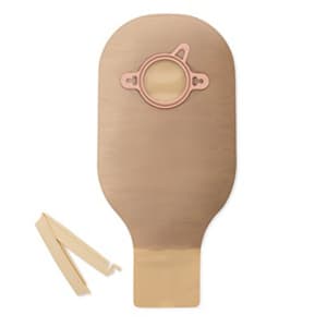 New Image 2-Piece Drainable Ostomy Pouch with Clamp Closure, Beige, 1-3/4 Inch - Image 1