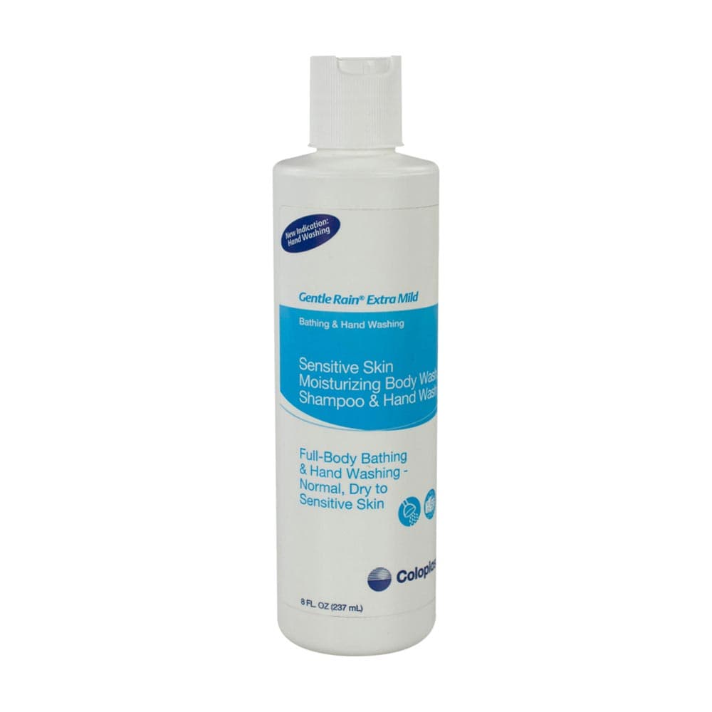Coloplast Gentle Rain Extra Mild Body Wash and Shampoo, 8 oz - Case of 36 - Image 1